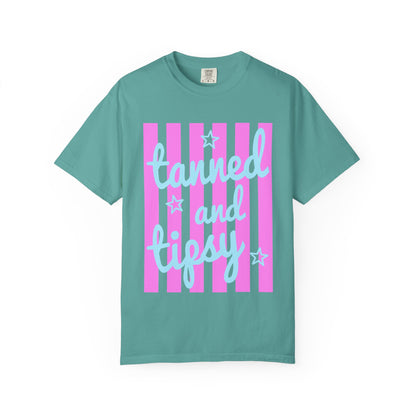 Tanned and Tipsy Graphic T-Shirt