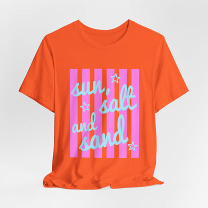 Sun, Salt and Sand Tee — Summer Beach Graphic T-Shirt