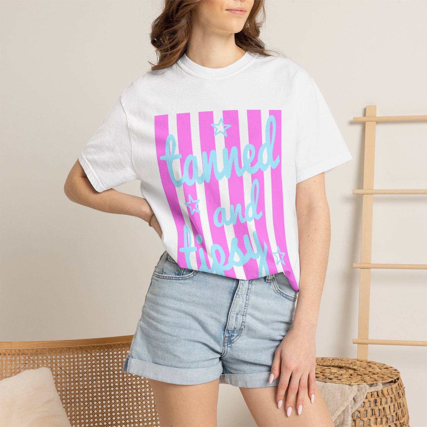 Tanned and Tipsy Graphic T-Shirt