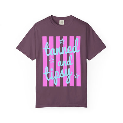 Tanned and Tipsy Graphic T-Shirt