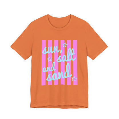 Sun, Salt and Sand Tee — Summer Beach Graphic T-Shirt
